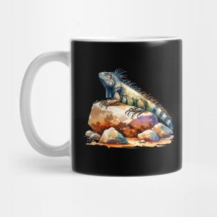 Watercolor Iguana Mug